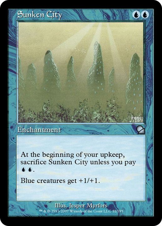 Sunken City in the group Magic the Gathering / Types / Enchantment / Enchantment at Proxyprinters.com (12613)