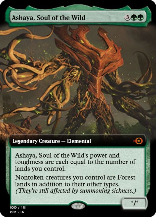 Ashaya, Soul of the Wild in the group Magic the Gathering / Sets / Magic Origins Clash Pack at Proxyprinters.com (12621)