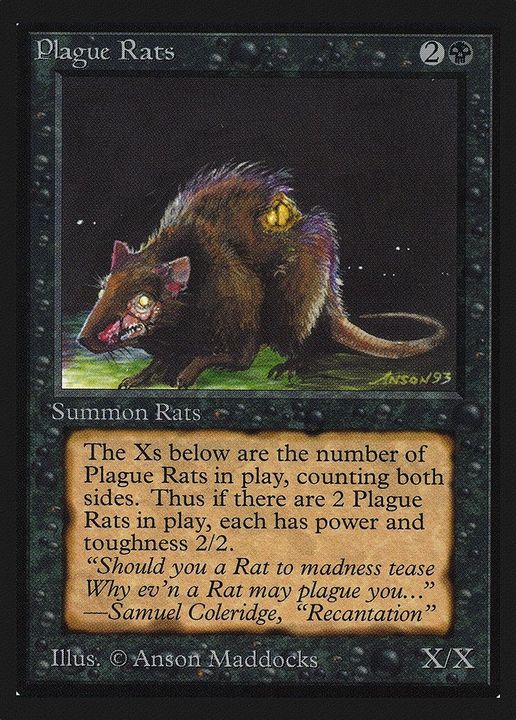 Plague Rats in the group Magic the Gathering / Sets / Collectors' Edition at Proxyprinters.com (1263)