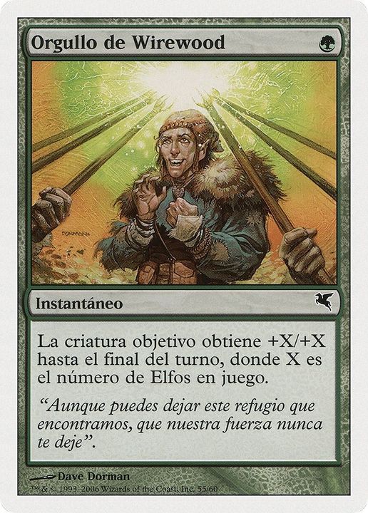 Wirewood Pride in the group Magic the Gathering / Types / Colors / Green at Proxyprinters.com (12638)