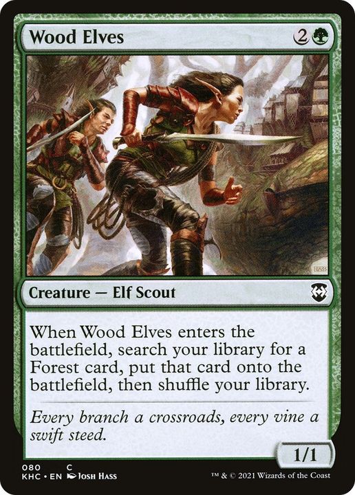 Wood Elves in the group Magic the Gathering / Types / Creatures / Elf at Proxyprinters.com (12646)