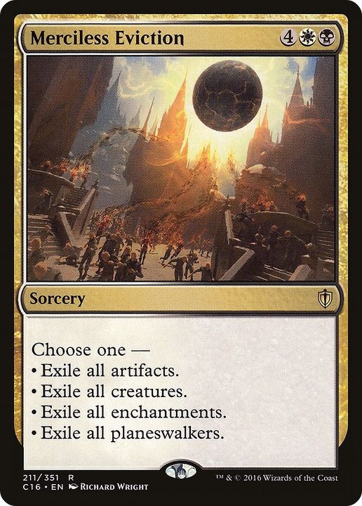 Merciless Eviction in the group Magic the Gathering / Types / Colors / Multicolors / B, W at Proxyprinters.com (1271)