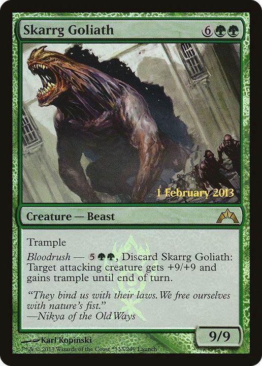 Skarrg Goliath in the group Magic the Gathering / Types / Colors / Green at Proxyprinters.com (1273)