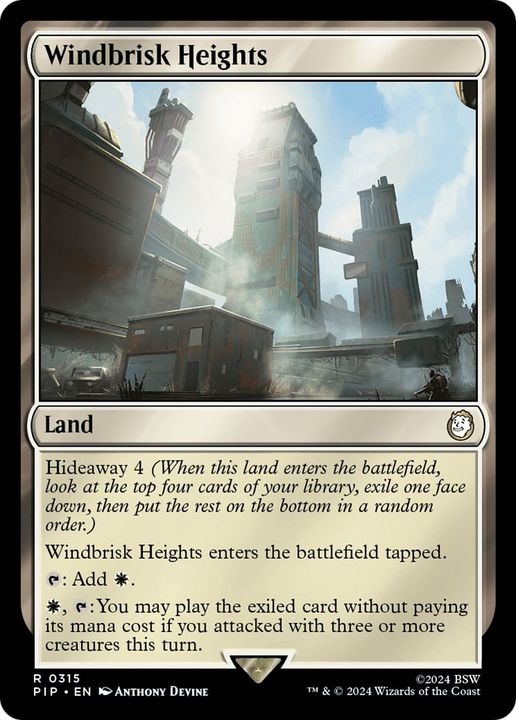 Windbrisk Heights in the group Magic the Gathering / Sets / Fallout at Proxyprinters.com (12739)