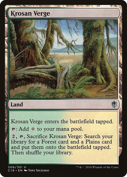 Krosan Verge in the group Magic the Gathering / Types / Colors / Colorless at Proxyprinters.com (12749)