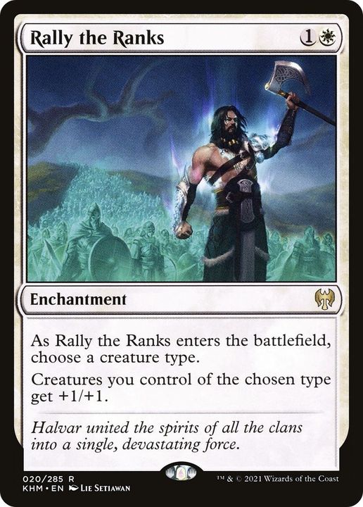 Rally the Ranks in the group Magic the Gathering / Sets / Kaldheim at Proxyprinters.com (1275)