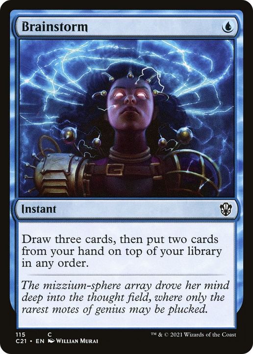 Brainstorm in the group Magic the Gathering / Types / Colors / Blue at Proxyprinters.com (1277)