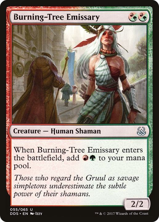 Burning-Tree Emissary in the group Magic the Gathering / Types / Colors / Multicolors / G, R at Proxyprinters.com (12802)