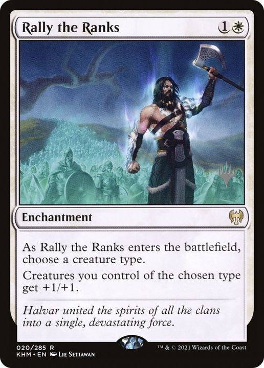 Rally the Ranks in the group Magic the Gathering / Sets / Kaldheim Promos at Proxyprinters.com (12813)