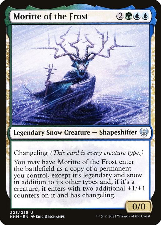 Moritte of the Frost in the group Magic the Gathering / Types / Colors / Multicolors / G, U at Proxyprinters.com (12843)