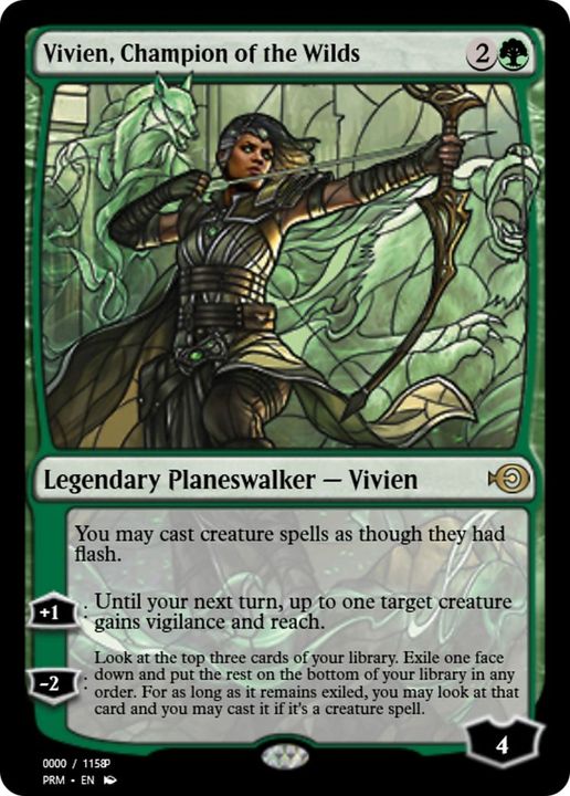 Vivien, Champion of the Wilds in the group Magic the Gathering / Types / Colors / Green at Proxyprinters.com (1285)