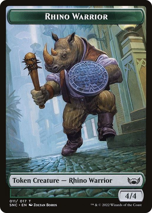 Rhino Warrior in the group Magic the Gathering / Types / Creatures / Warrior at Proxyprinters.com (12851)