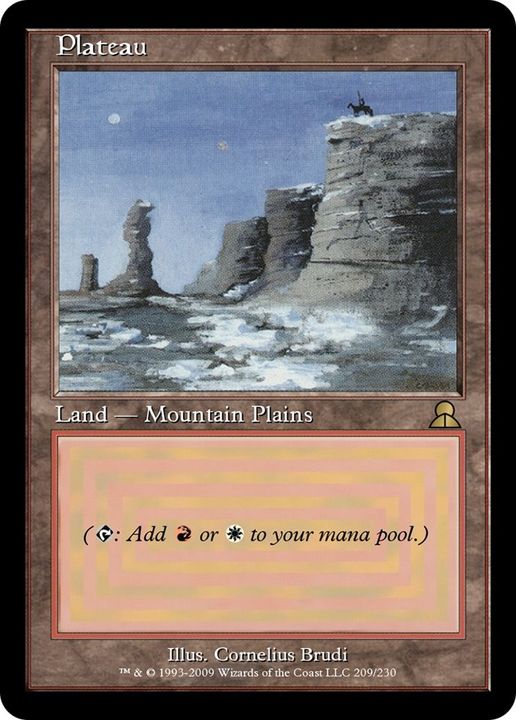 Plateau in the group Magic the Gathering / Types / Land / Mountain at Proxyprinters.com (12852)