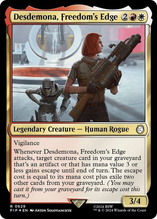 Desdemona, Freedom's Edge in the group Magic the Gathering / Sets / Fallout at Proxyprinters.com (12871)