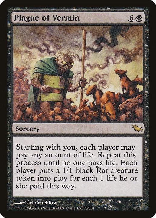 Plague of Vermin in the group Magic the Gathering / Sets / Shadowmoor at Proxyprinters.com (12874)