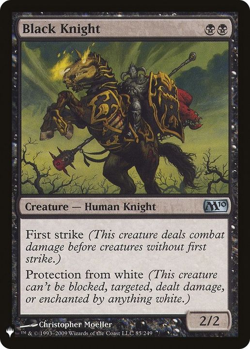 Black Knight in the group Magic the Gathering / Types / Creatures / Human at Proxyprinters.com (1289)