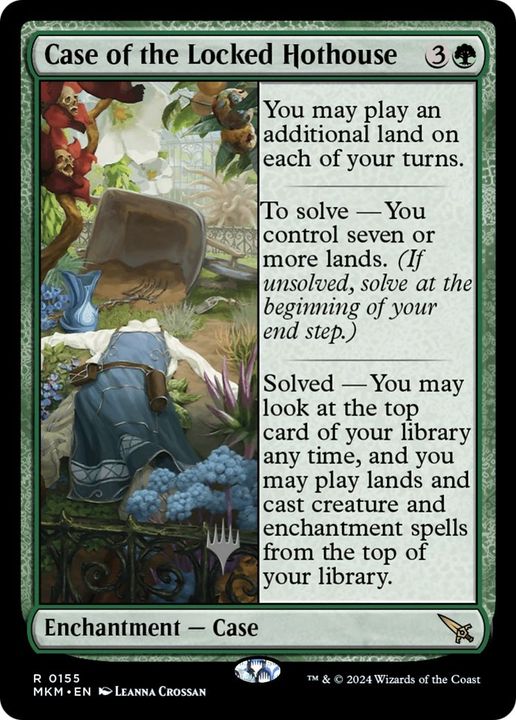 Case of the Locked Hothouse in the group Magic the Gathering / Sets / Murders at Karlov Manor Promos at Proxyprinters.com (12916)