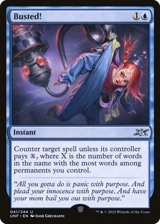 Busted! in the group Magic the Gathering / Types / Colors / Blue at Proxyprinters.com (12927)