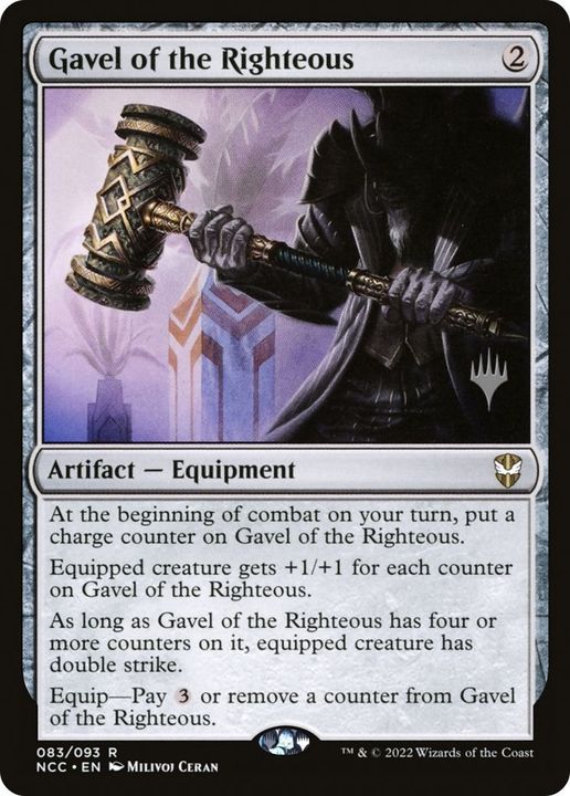 Gavel of the Righteous in the group Magic the Gathering / Sets / New Capenna Commander Promos at Proxyprinters.com (12946)