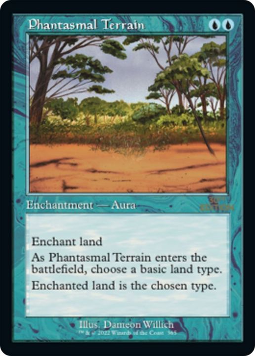 Phantasmal Terrain in the group Magic the Gathering / Types / Colors / Blue at Proxyprinters.com (12966)