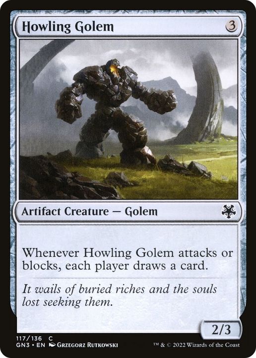 Howling Golem in the group Magic the Gathering / Types / Colors / Colorless at Proxyprinters.com (12972)