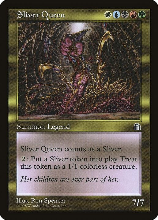 Sliver Queen in the group Magic the Gathering / Types / Colors / Multicolors / B, G, R, U, W at Proxyprinters.com (12977)