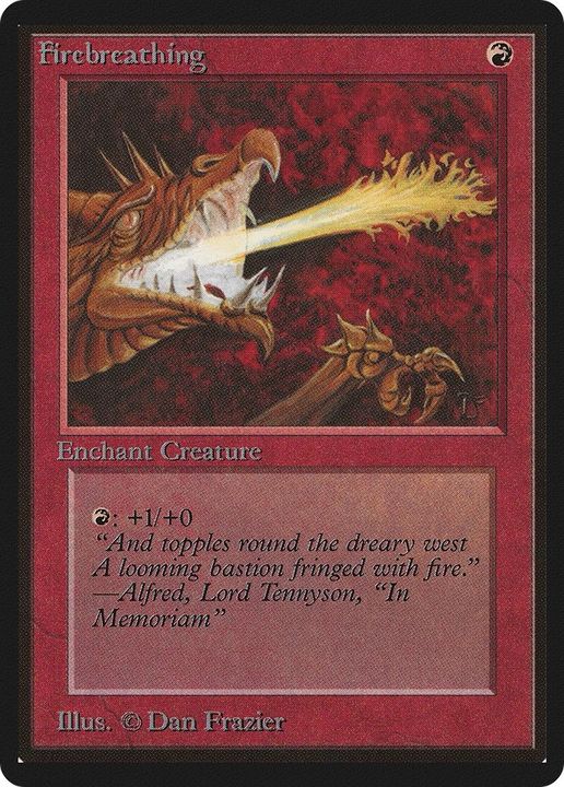 Firebreathing in the group Magic the Gathering / Types / Colors / Red at Proxyprinters.com (12983)