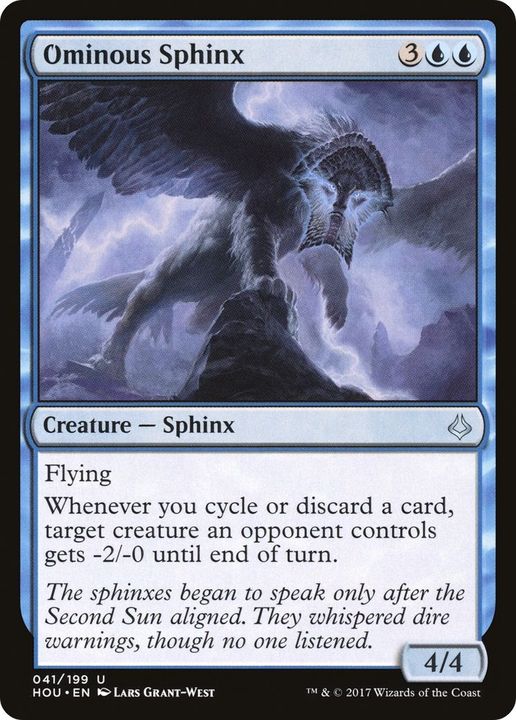 Ominous Sphinx in the group Magic the Gathering / Types / Colors / Blue at Proxyprinters.com (12990)