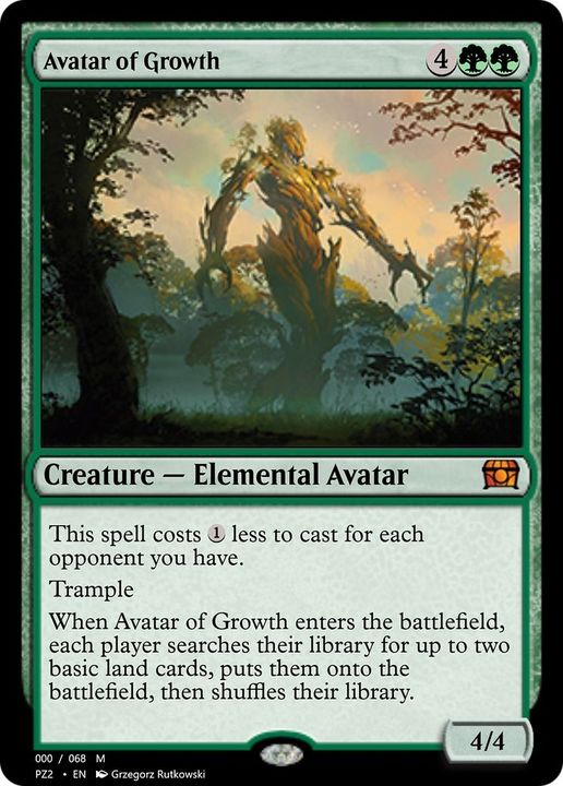 Avatar of Growth in the group Magic the Gathering / Sets / Treasure Chest at Proxyprinters.com (13016)