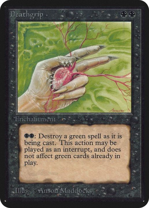 Deathgrip in the group Magic the Gathering / Sets / Limited Edition Alpha at Proxyprinters.com (13018)