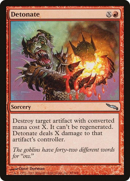 Detonate in the group Magic the Gathering / Types / Colors / Red at Proxyprinters.com (13041)