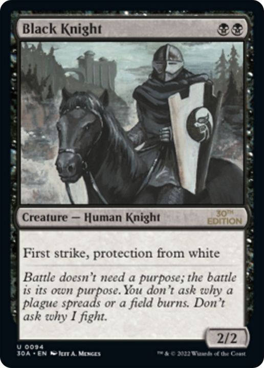 Black Knight in the group Magic the Gathering / Sets / 30th Anniversary Edition at Proxyprinters.com (13042)