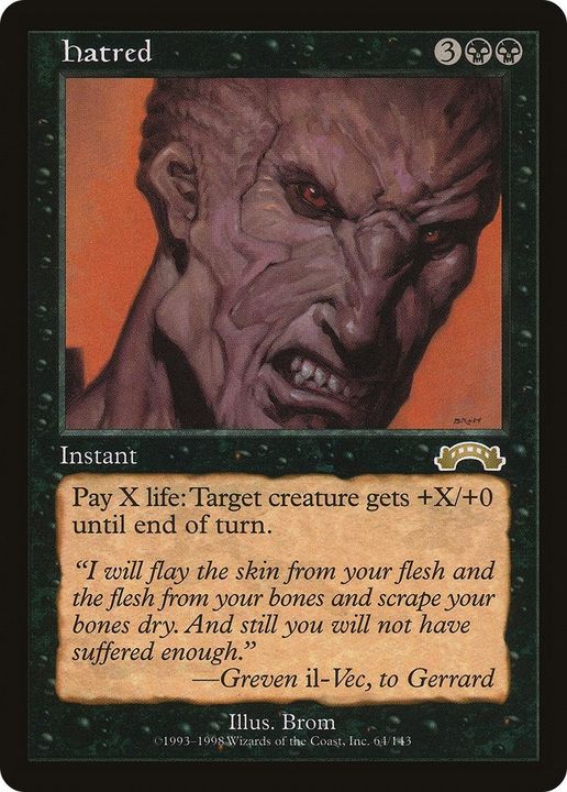 Hatred in the group Magic the Gathering / Types / Colors / Black at Proxyprinters.com (13051)