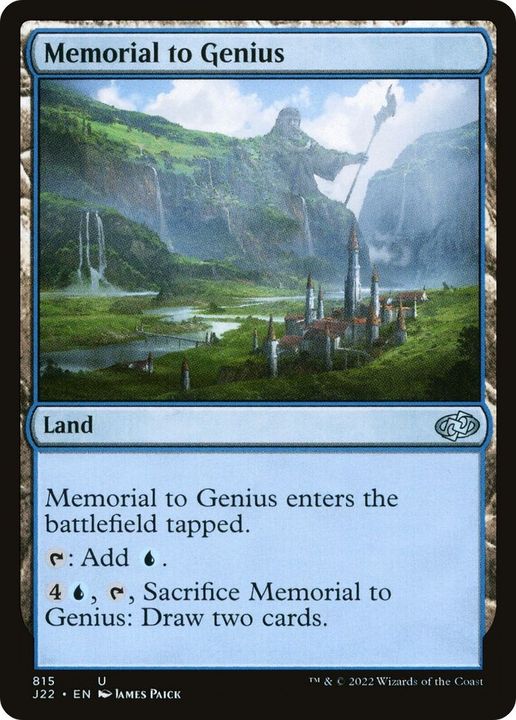 Memorial to Genius in the group Singles at Proxyprinters.com (13057)