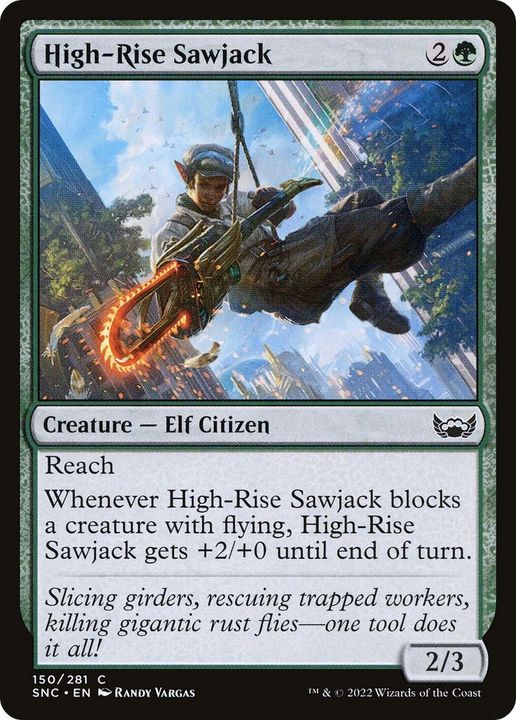 High-Rise Sawjack in the group Magic the Gathering / Types / Creatures / Elf at Proxyprinters.com (13078)