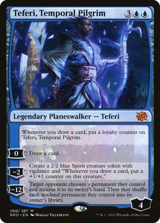 Teferi, Temporal Pilgrim in the group Magic the Gathering / Types / Colors / Blue at Proxyprinters.com (13099)