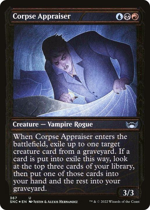 Corpse Appraiser in the group Magic the Gathering / Types / Colors / Multicolors / B, R, U at Proxyprinters.com (13101)