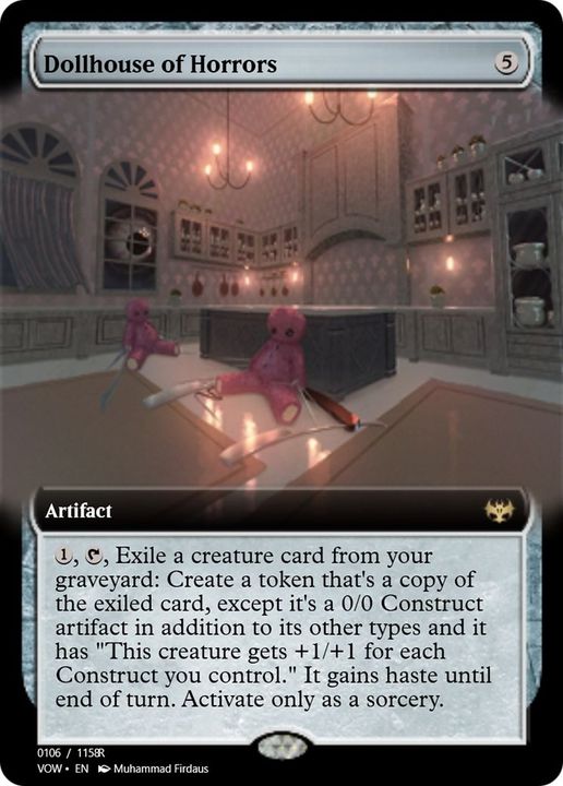 Dollhouse of Horrors in the group Magic the Gathering / Types / Artifacts / Artifact at Proxyprinters.com (13103)