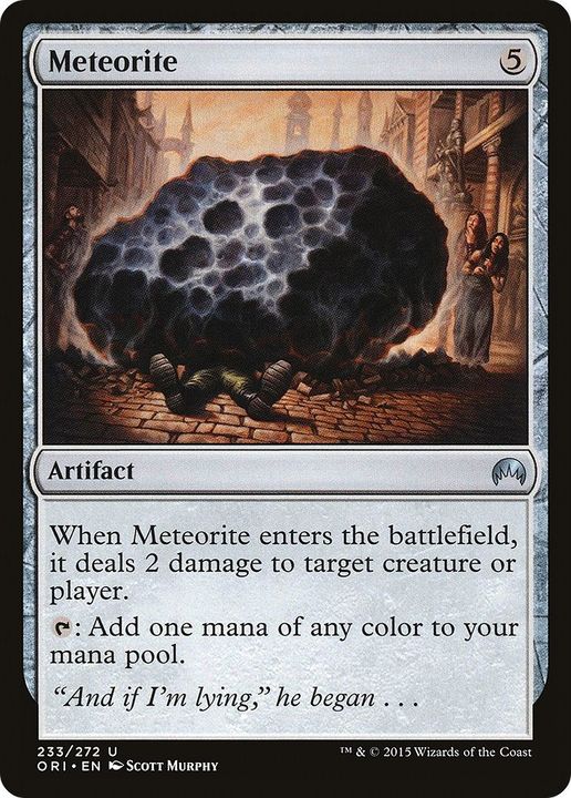 Meteorite in the group Magic the Gathering / Types / Artifacts / Artifact at Proxyprinters.com (13104)