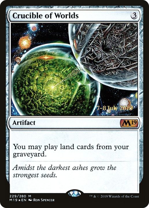 Crucible of Worlds in the group Magic the Gathering / Sets / Core Set 2019 Promos at Proxyprinters.com (13143)