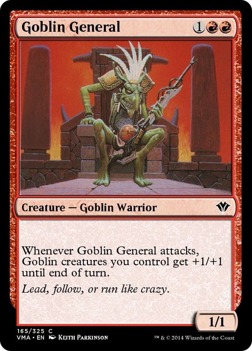 Goblin General in the group Magic the Gathering / Sets / Vintage Masters at Proxyprinters.com (13158)