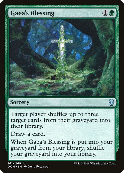 Gaea's Blessing in the group Magic the Gathering / Types / Colors / Green at Proxyprinters.com (13164)