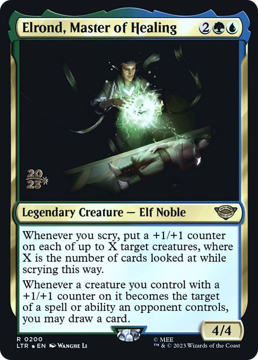 Elrond, Master of Healing in the group Magic the Gathering / Types / Colors / Multicolors / G, U at Proxyprinters.com (13195)