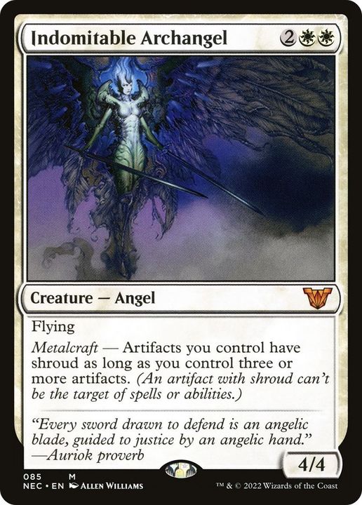 Indomitable Archangel in the group Magic the Gathering / Sets / Neon Dynasty Commander at Proxyprinters.com (13213)