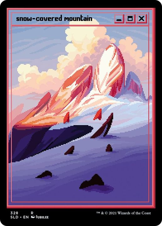 Snow-Covered Mountain in the group Magic the Gathering / Sets / Secret Lair / Secret Lair Drop at Proxyprinters.com (13221)