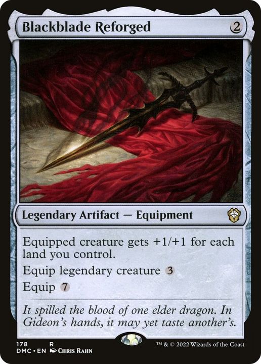 Blackblade Reforged in the group Magic the Gathering / Types / Artifacts / Legendary Artifact at Proxyprinters.com (13227)