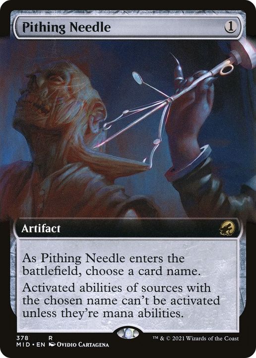 Pithing Needle in the group Magic the Gathering / Types / Artifacts / Artifact at Proxyprinters.com (13247)