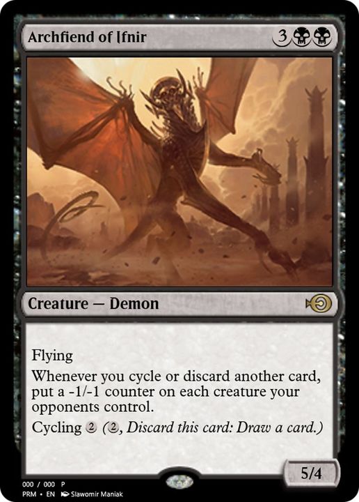 Archfiend of Ifnir in the group Magic the Gathering / Types / Colors / Black at Proxyprinters.com (13251)