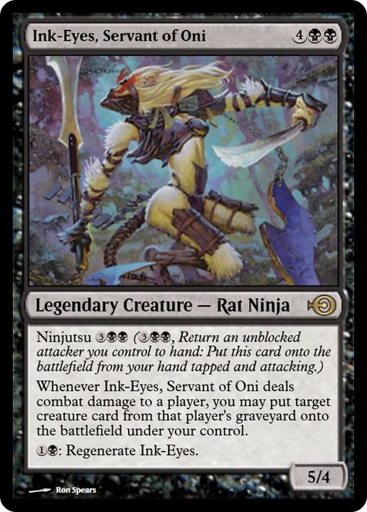 Ink-Eyes, Servant of Oni in the group Magic the Gathering / Types / Colors / Black at Proxyprinters.com (13257)