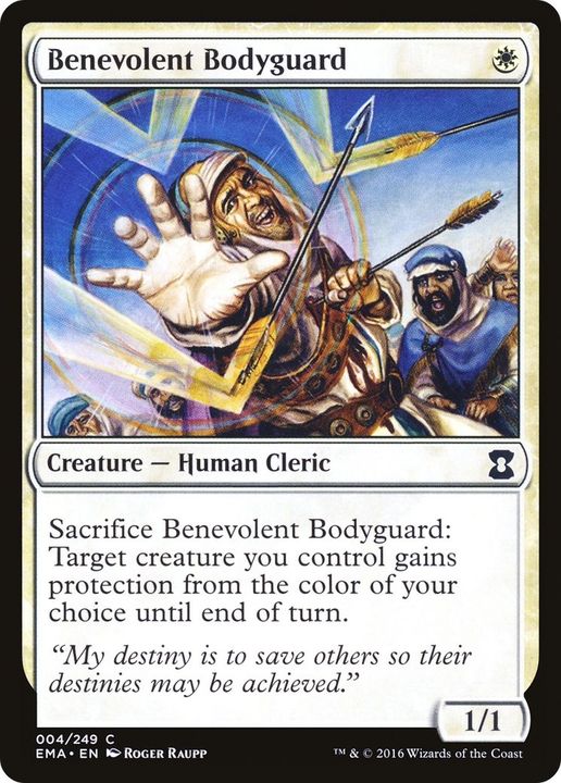 Benevolent Bodyguard in the group Magic the Gathering / Types / Creatures / Human at Proxyprinters.com (13261)